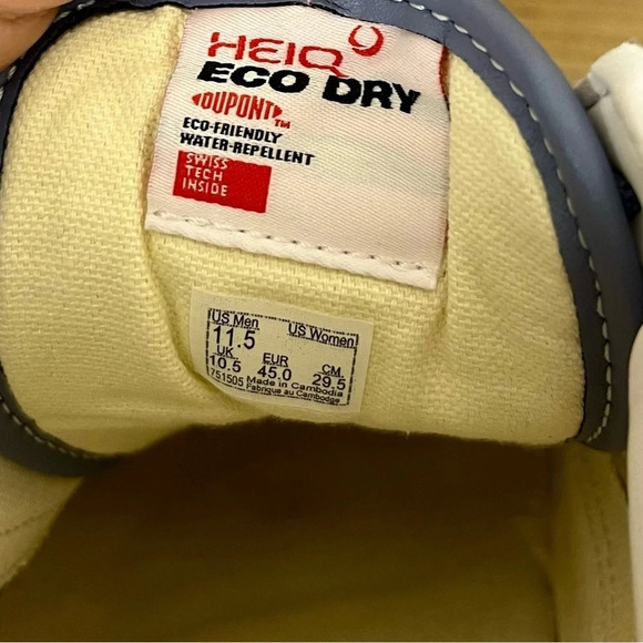 Vans Old Skool Pig Suede Sneaker Tempest Blue True White Size 11.5 Men - Picture 11 of 11